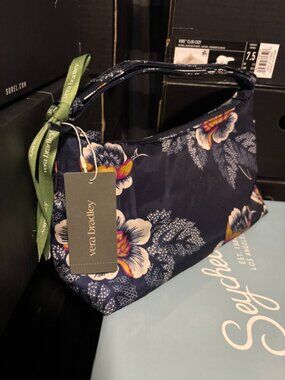 Vera Bradley Roxbury Crescent Shoulder Bag